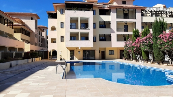 Двухкомнатная квартира рядом с удобствами и пляжем в Пафосе-Кипр