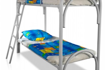 Двухъярусные кровати металлические для детских лагерей